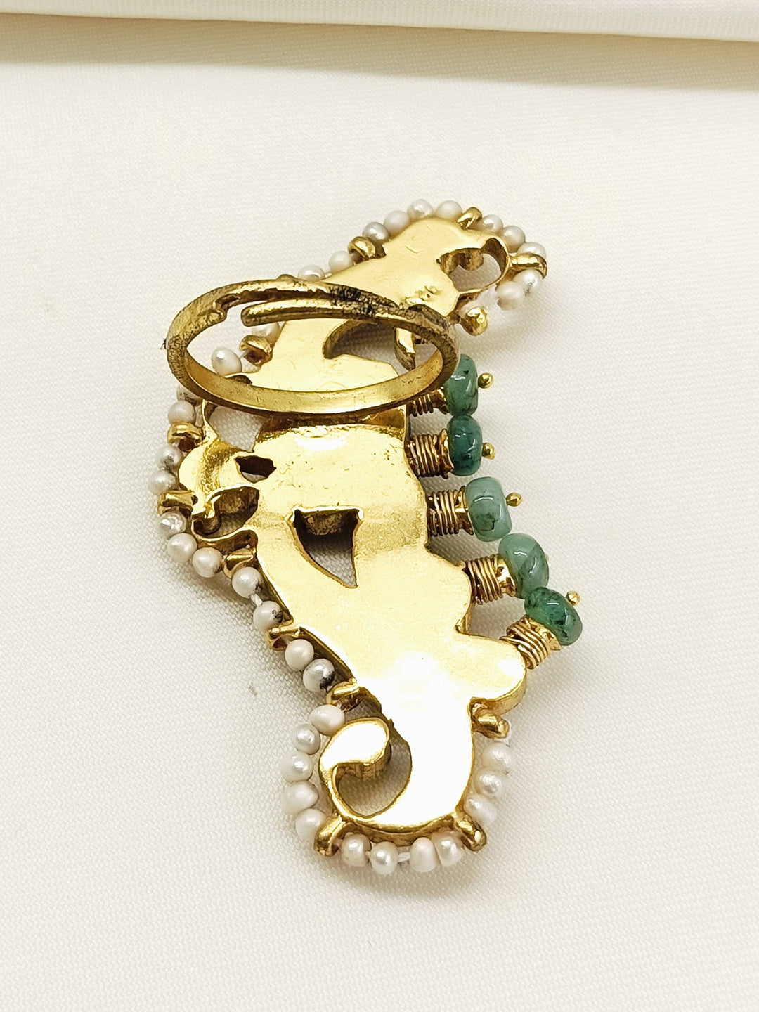 Hailey Multi Colour 92.5 Silver Finger Ring - qivii