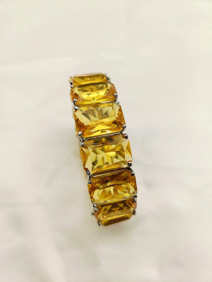 Stafen Yellow Swarovski Stone Bracelet - qivii