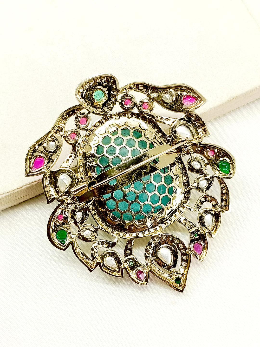 Nakul Mint Green Men's Brooch - qivii