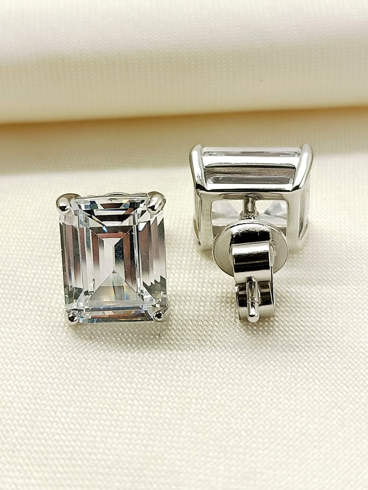 Illuminee 92.5 Silver Swarovski Stone Tops - qivii