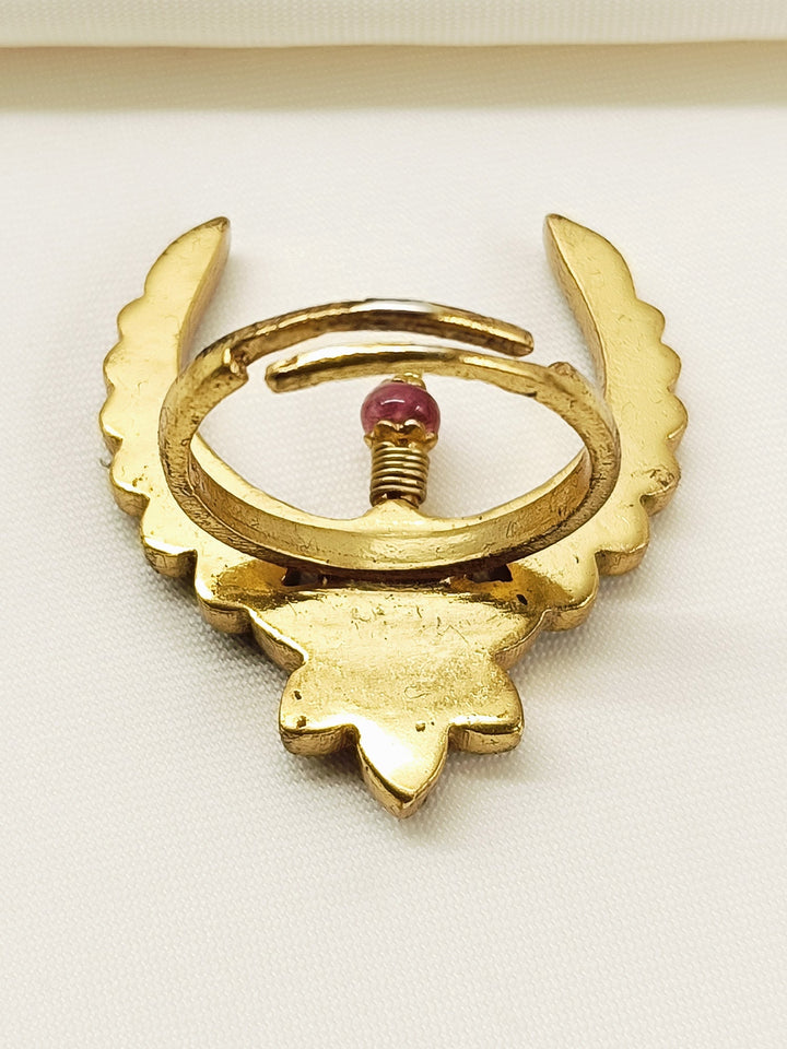 Araceli Ruby 92.5 Silver Finger Ring - qivii