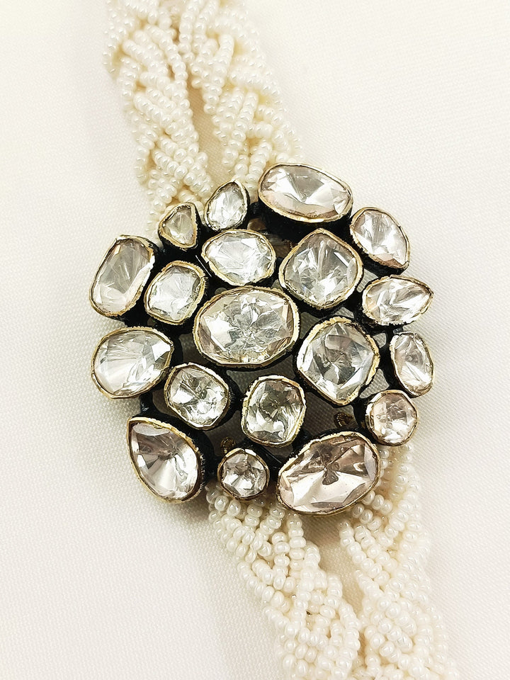 Saksham 92.5 Silver Moissonite Bracelet - qivii