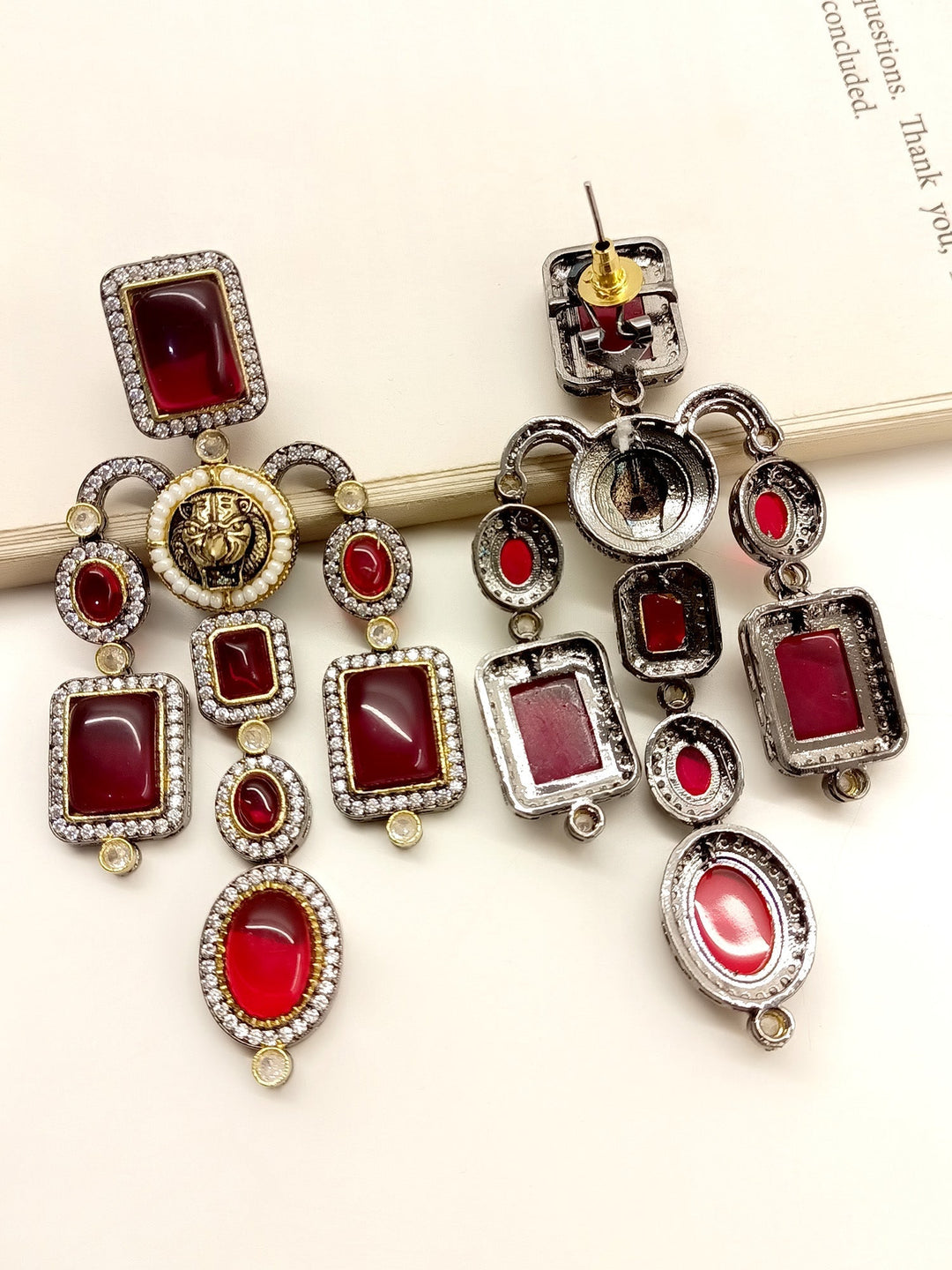 Elegant and classic back clip on earrings perfect for special occasions