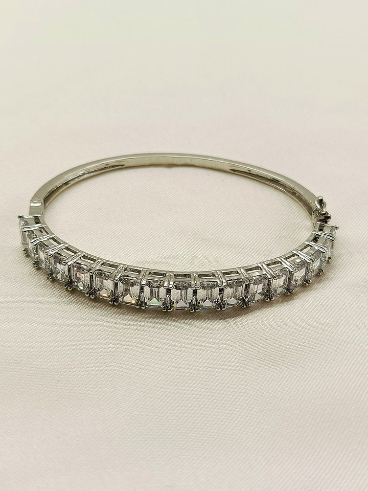 Ariana White American Diamond Bracelet - qivii