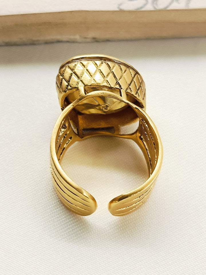 Ayra 92.5 Silver Moissonite Finger Ring - qivii