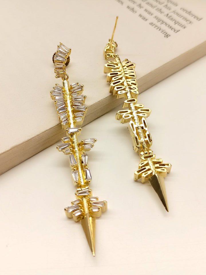  Sophisticated design American diamond earrings that sparkle and turn heads