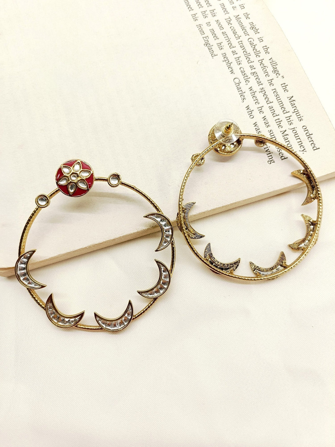  Timeless and Sophisticated Zeba Maroon Boutique Earrings for Any Style