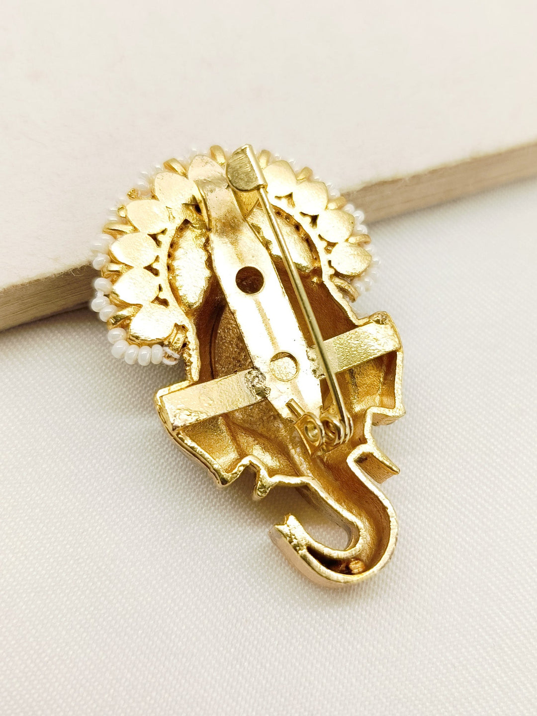 Swaaria Multi Colour Ganesh Ji Brooch - qivii