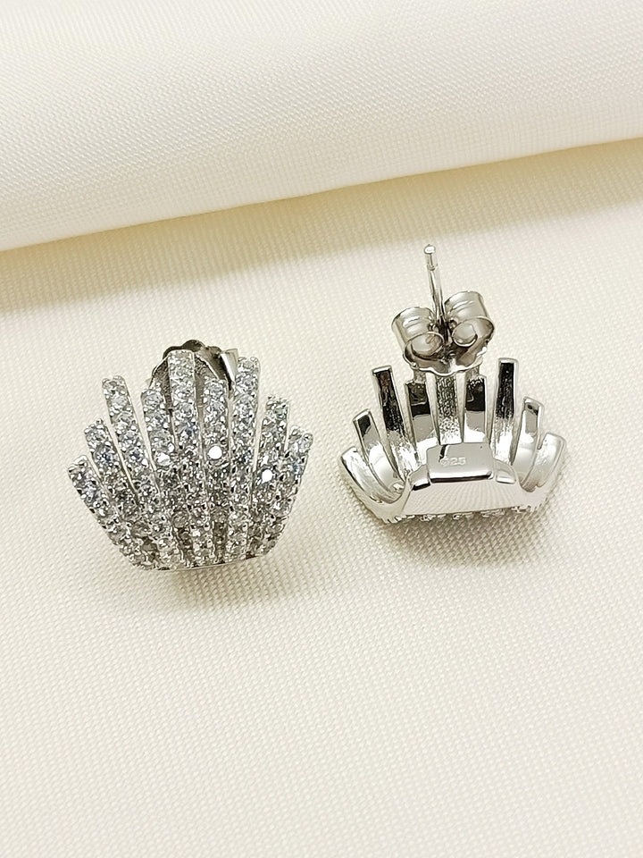 Ocean 92.5 Silver Swarovski Stone Tops - qivii