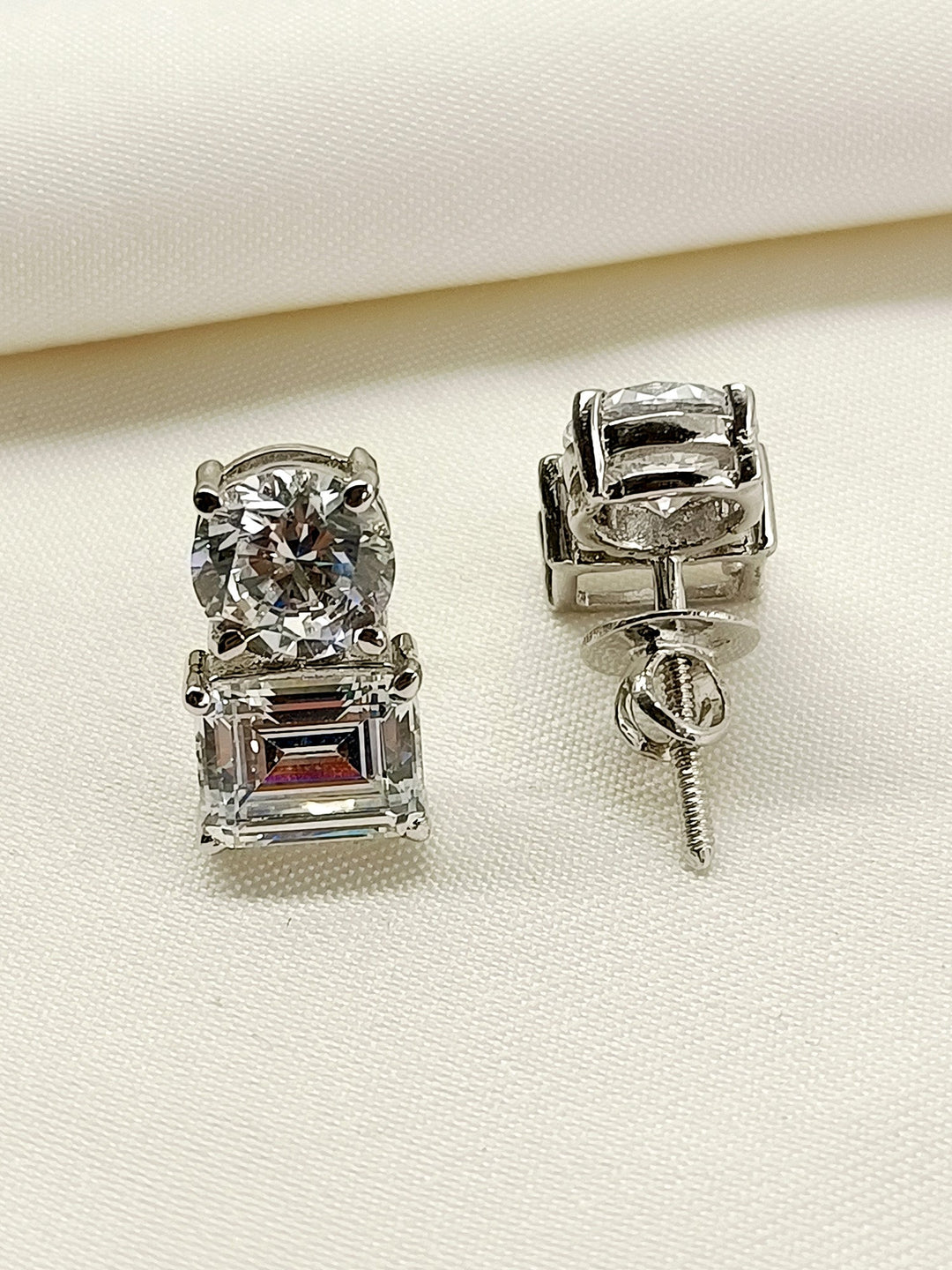 Roha 92.5 Silver Swarovski Stone Tops - qivii