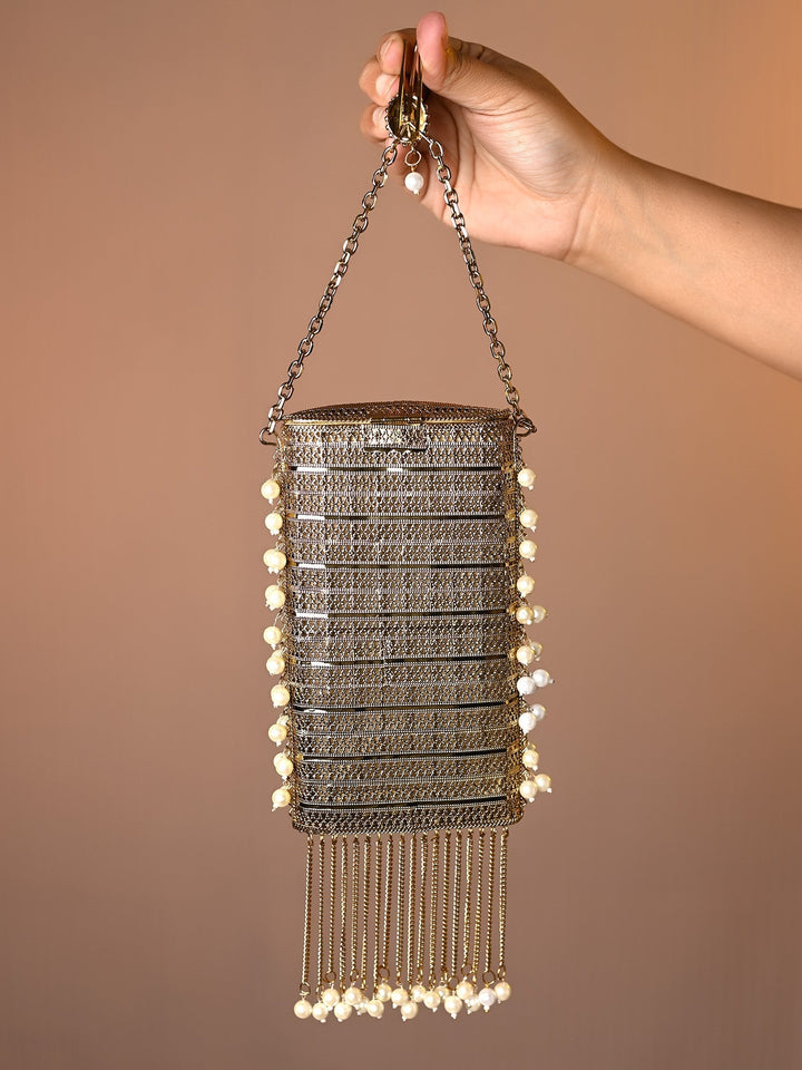 Imani Golden Mobile Pouch - qivii