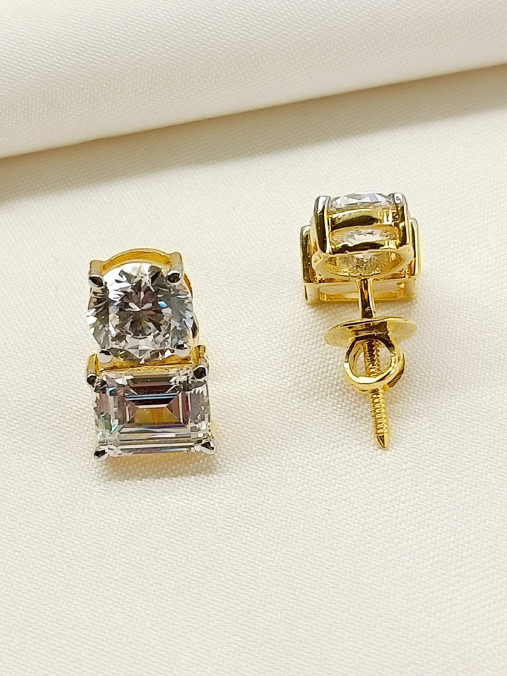 Koyel 92.5 Silver Swarovski Stone Tops - qivii