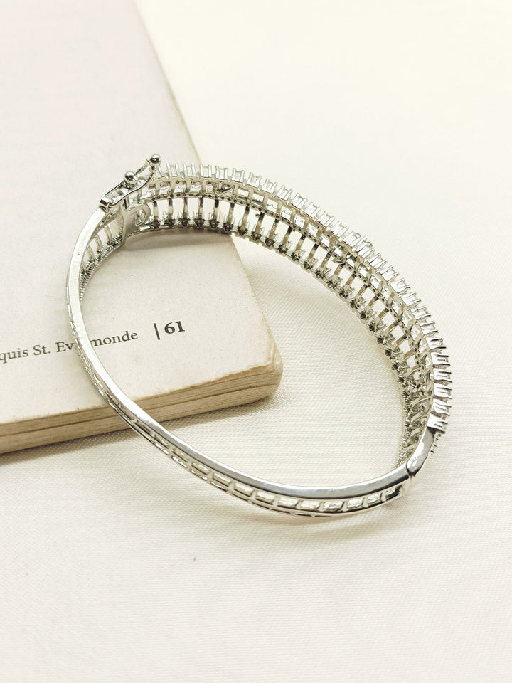 Alani White American Diamond Bracelet - qivii