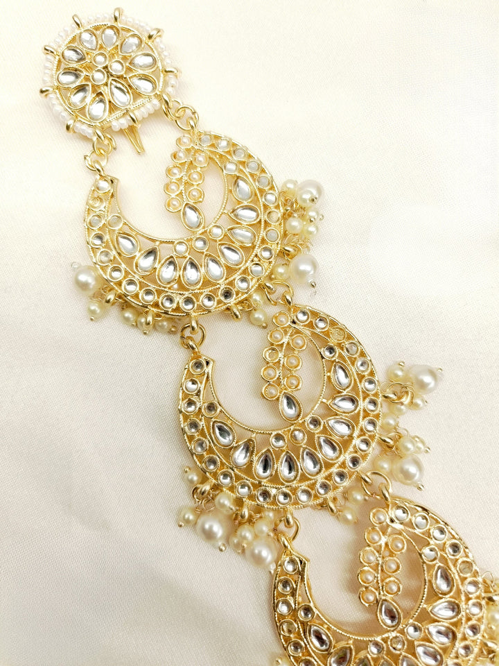 Reya Ceam Braid Accessories In Kundan - qivii
