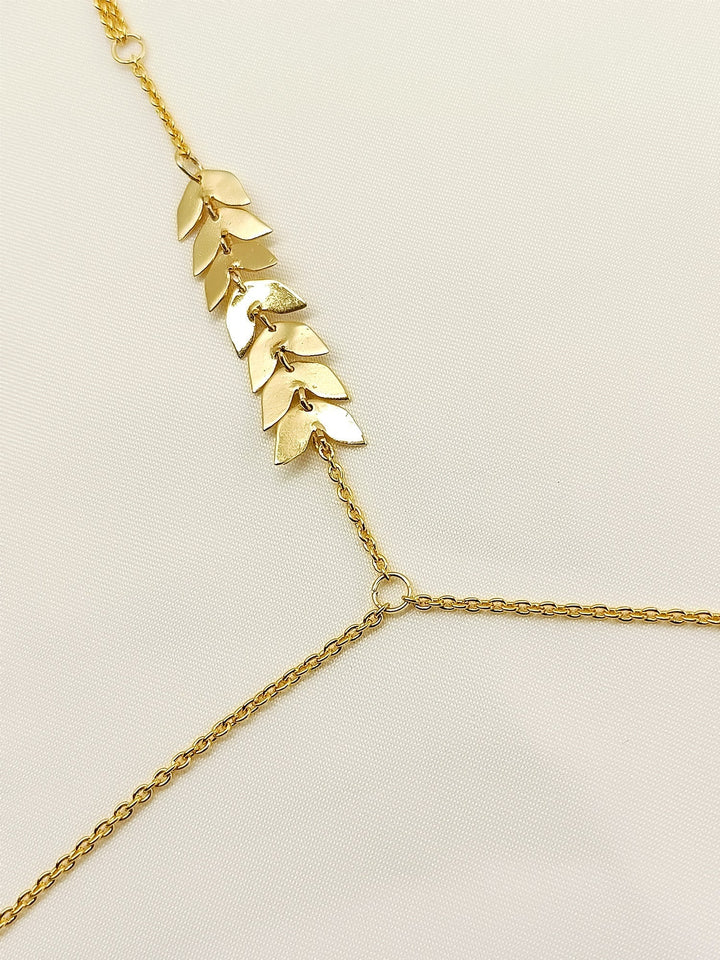 Skylar Golden Western Anklet - qivii