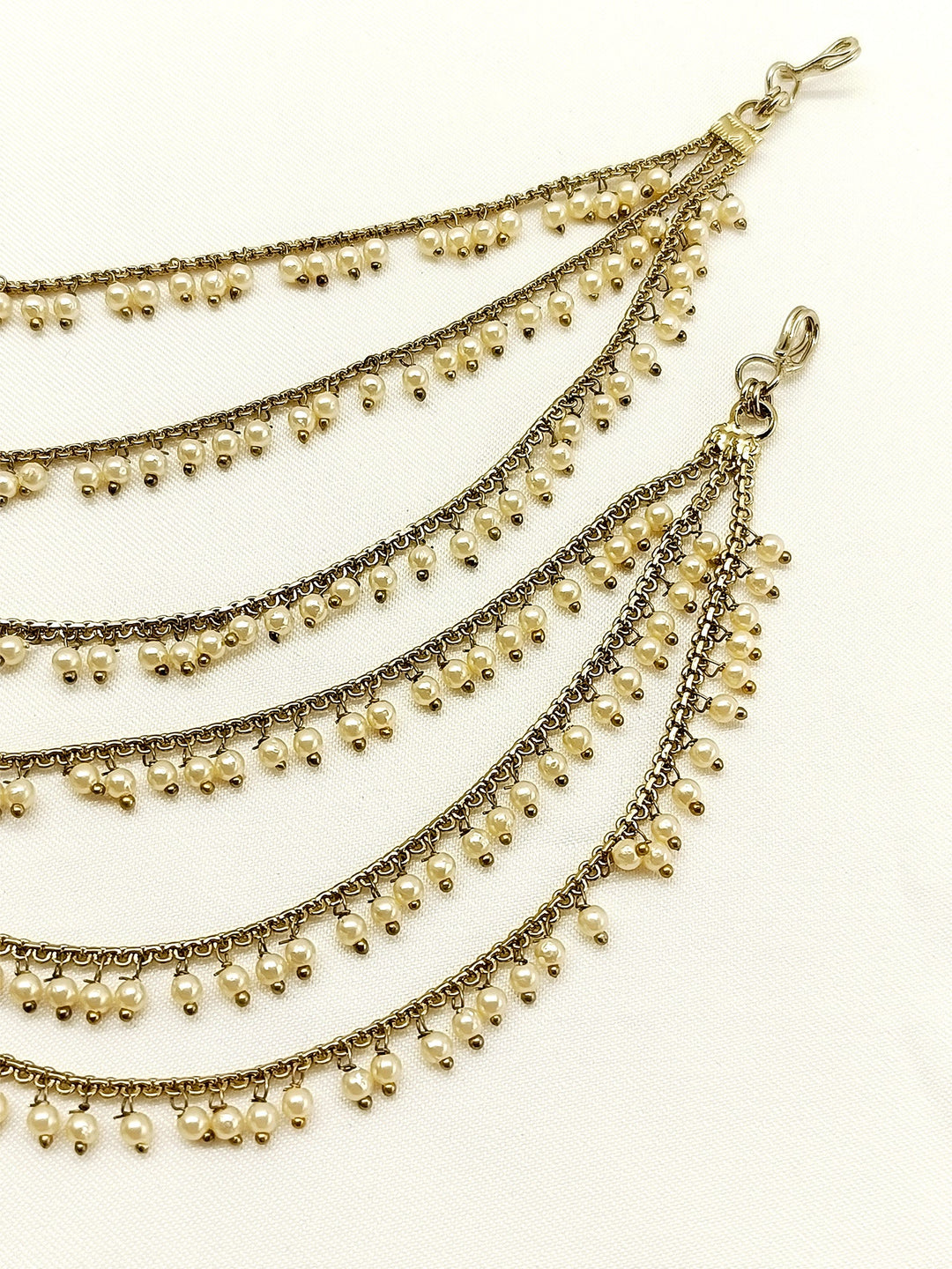 Sunita Copper Traditional Ear Chain - qivii