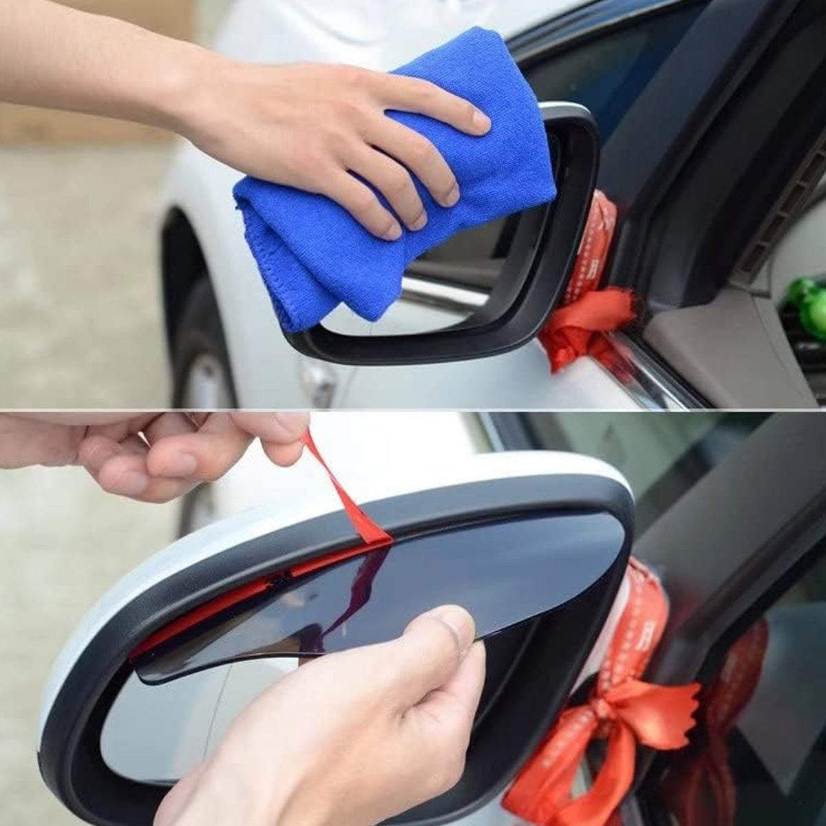 Car Mirror Rain Guards (2 Pcs Set) – Rearview Mirror Covers for Rain Protection