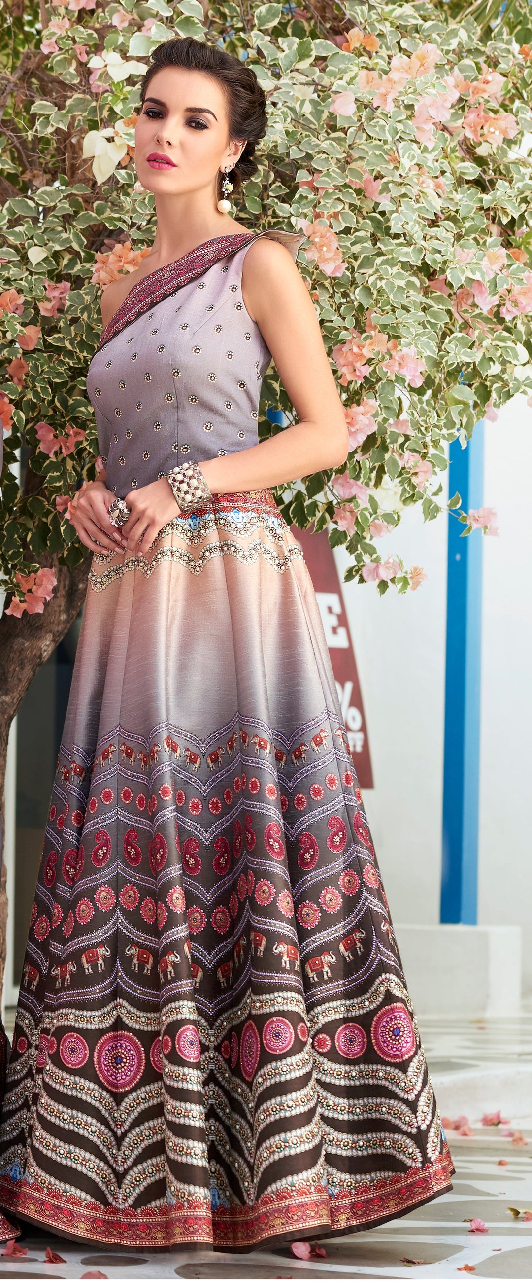 Surreal Sensation: A Striking Digital Print Dress - qivii