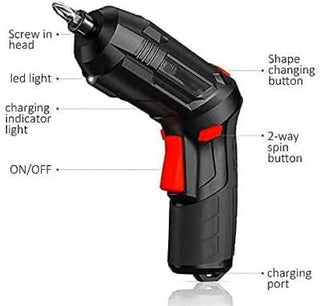 Electric Screwdriver 47 in 1 Rotatable Cordless Screwdriver Drill