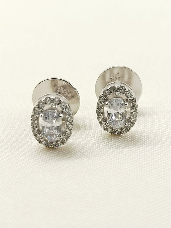 Hema 92.5 Silver Swarovski Stone Tops - qivii