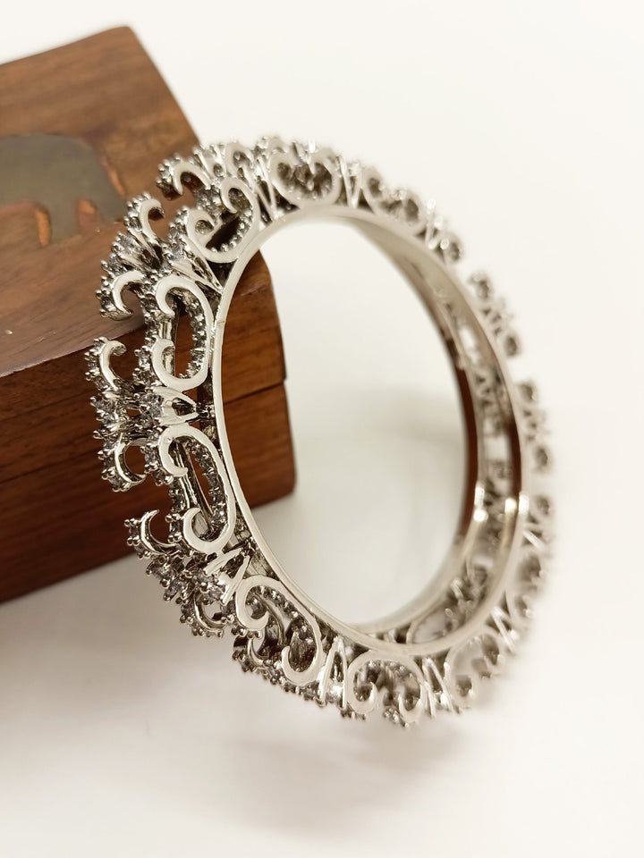 Rumami Designer American Diamond Bangles - qivii