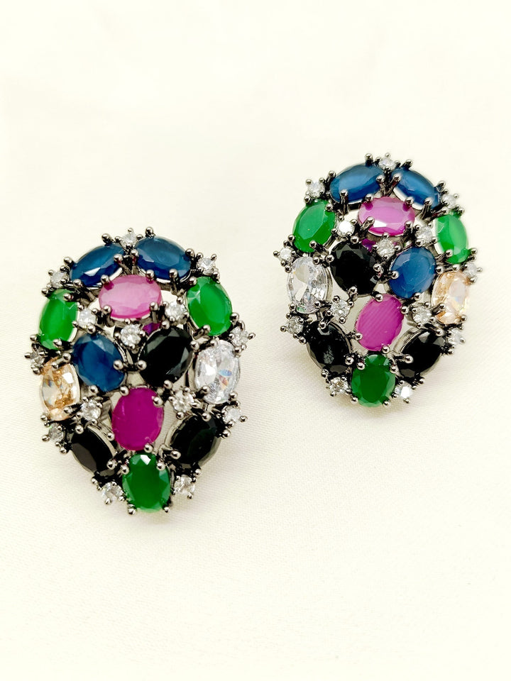 Upgrade your jewelry collection with timeless and versatile Victorian Tops crafted from rhodium plated brass metal