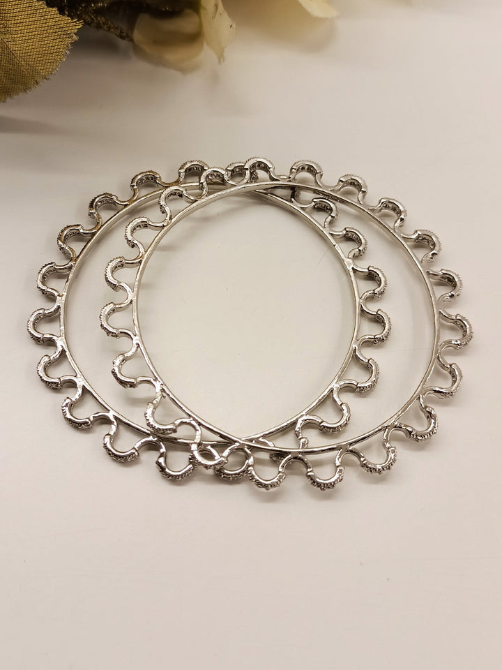 Agam Designer American Diamond Bangles - qivii