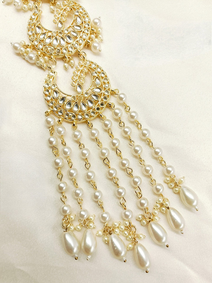 Reya Ceam Braid Accessories In Kundan - qivii