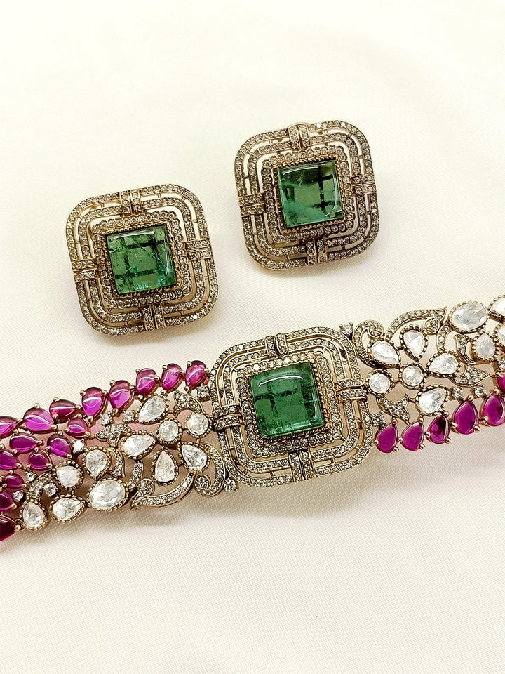 Urvashi R&G Victorian Choker Set - qivii