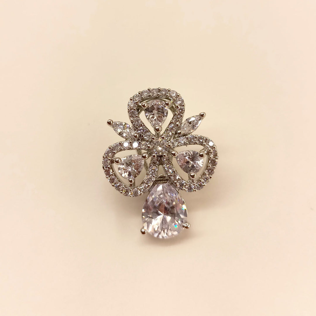  Stylish Silver Plated Tops with Aqua Stone for Women