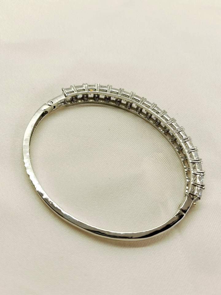 Ariana White American Diamond Bracelet - qivii