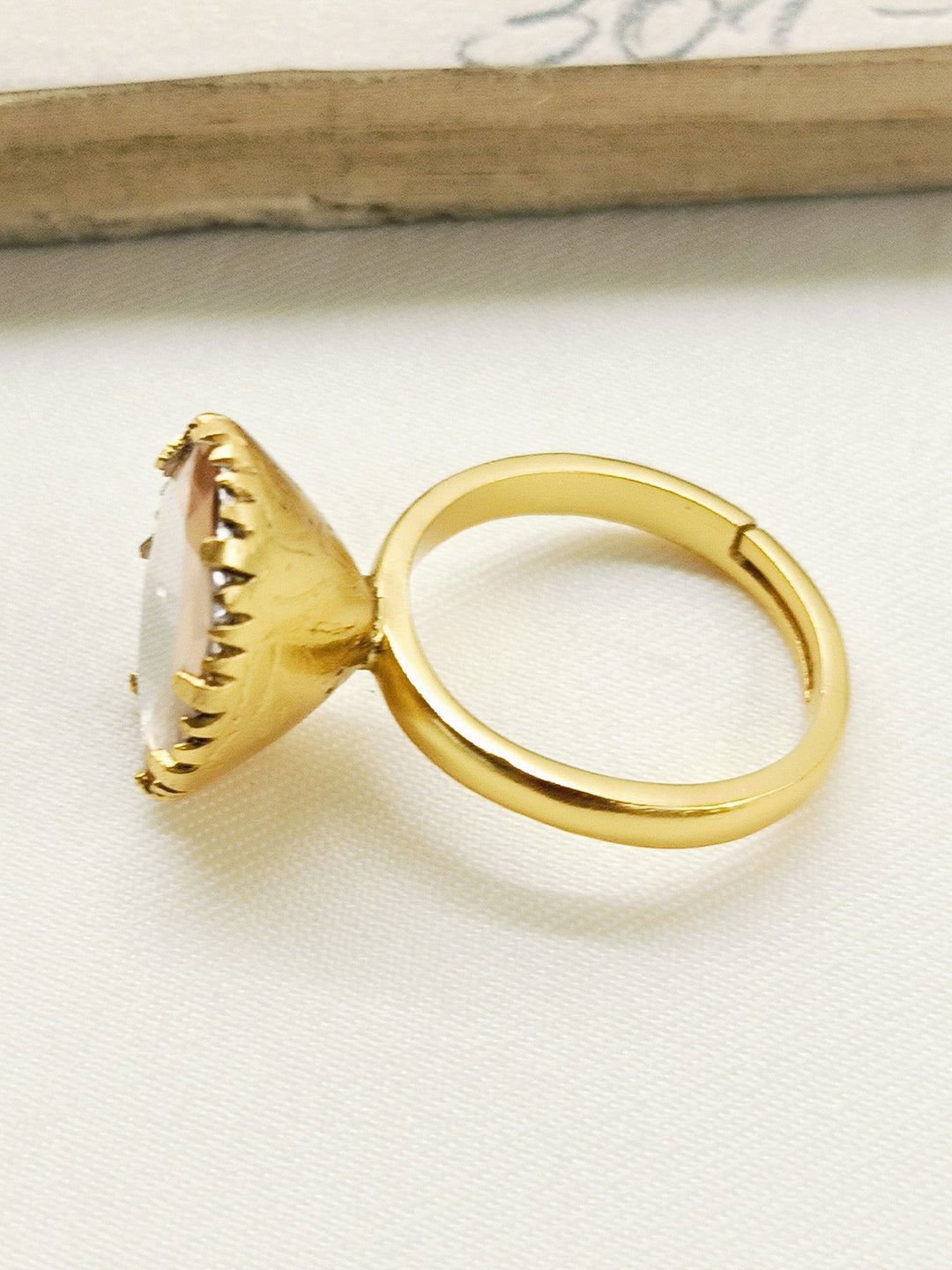 Amrita 92.5 Silver Moissonite Finger Ring - qivii