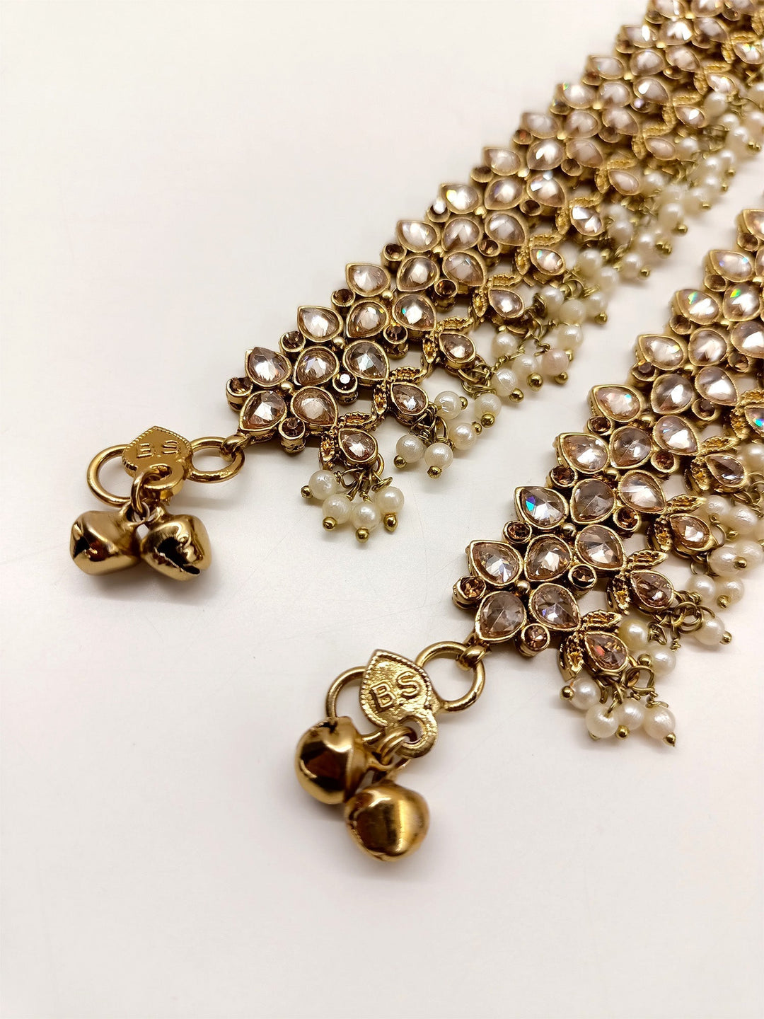 Manjusri Copper Polki Anklet - qivii