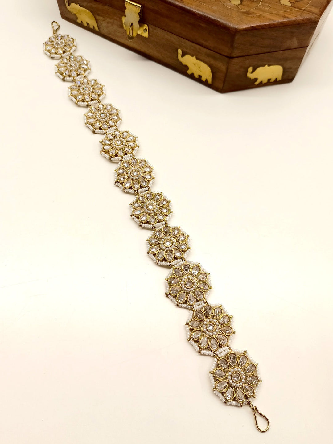 Edith White Polki Sheeshpatti - qivii