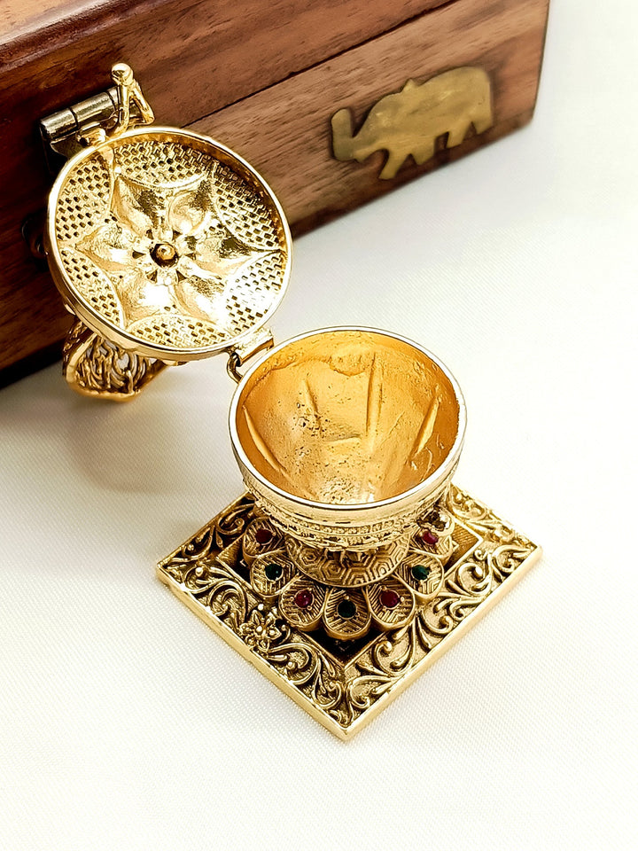 Shirsti R & G Antique Sindoor Dibbi - qivii