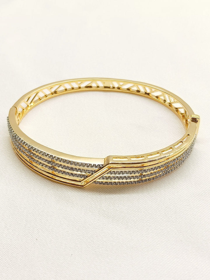 Ayla White American Diamond Bracelet - qivii