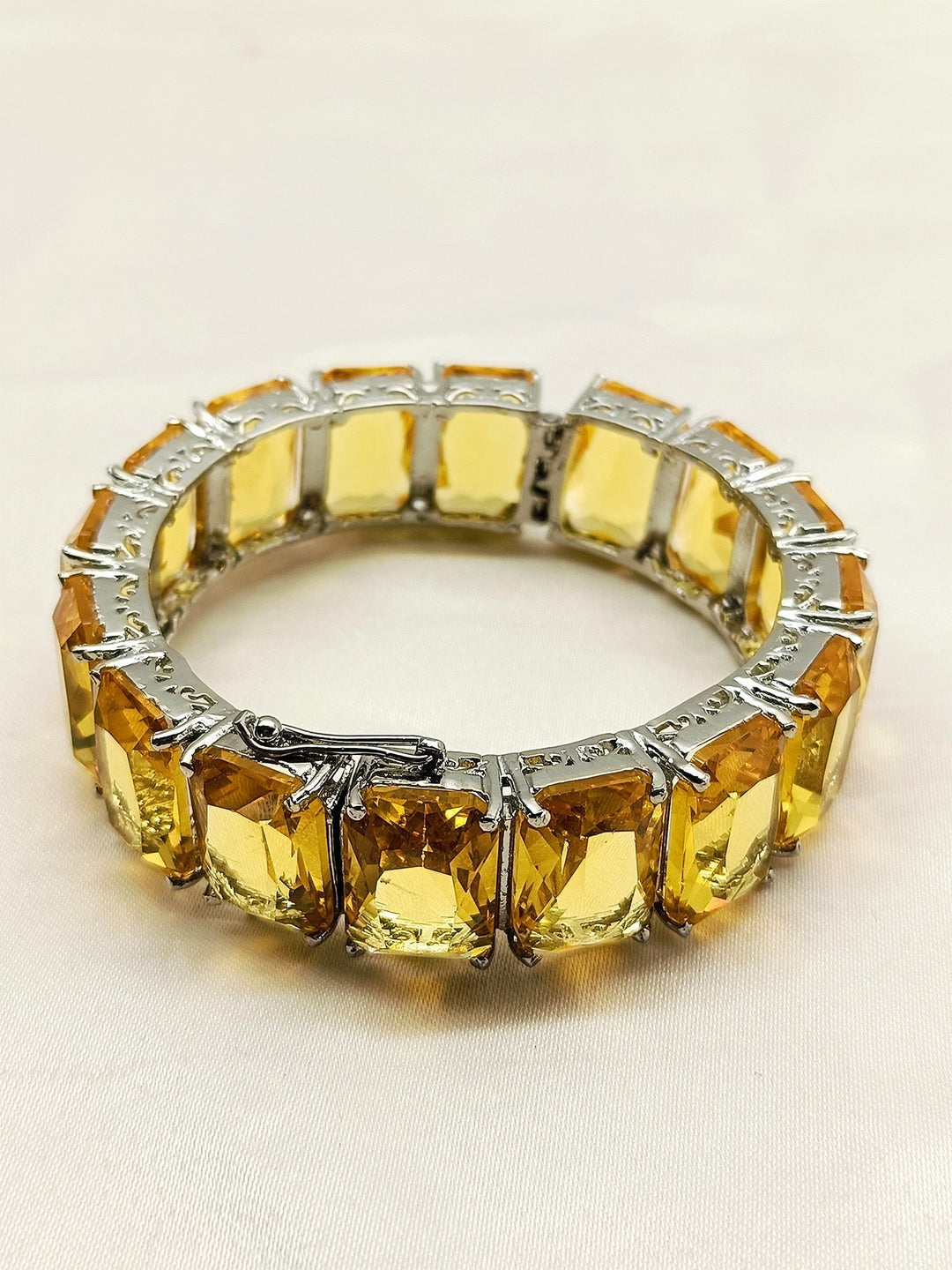 Stafen Yellow Swarovski Stone Bracelet - qivii