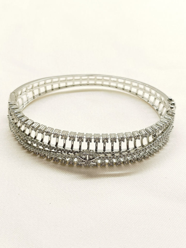 Alani White American Diamond Bracelet - qivii