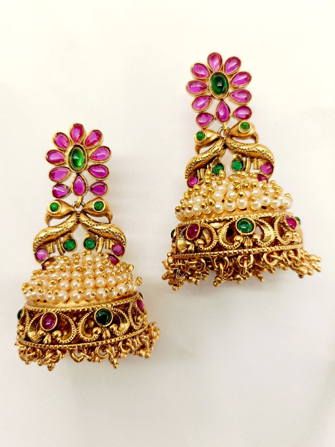 Sadhvi M & G Antique Jhumki - qivii