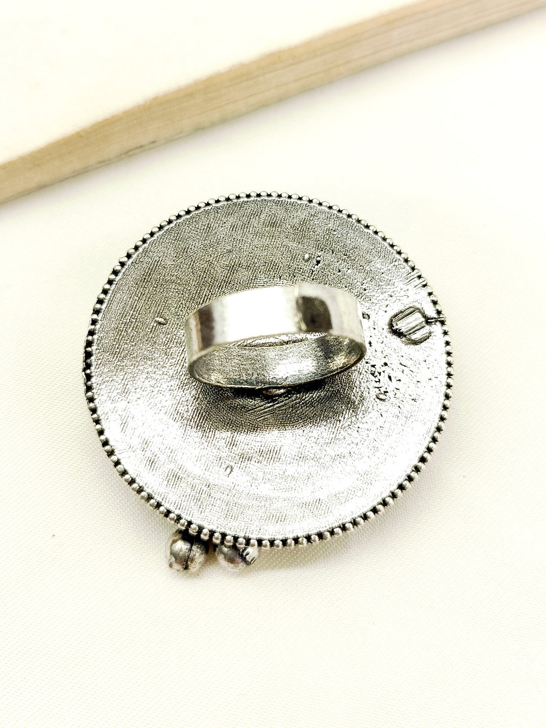 Alfaya Plain Oxidized Finger Ring - qivii