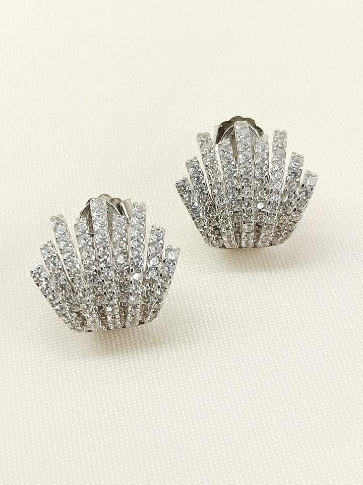 Ocean 92.5 Silver Swarovski Stone Tops - qivii