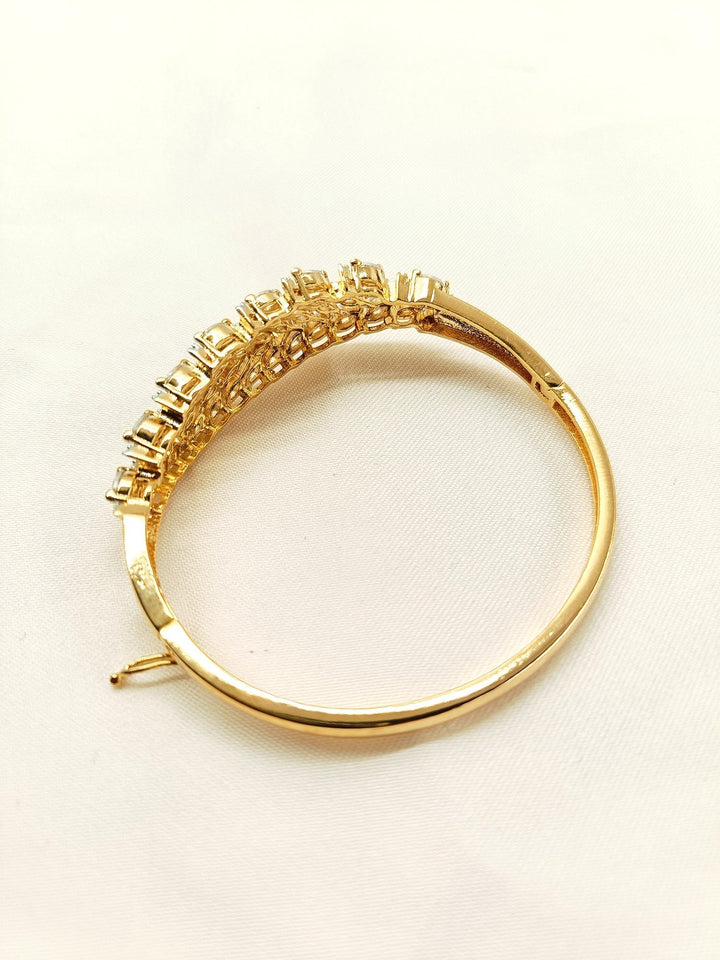 Bella White American Diamond Bracelet - qivii