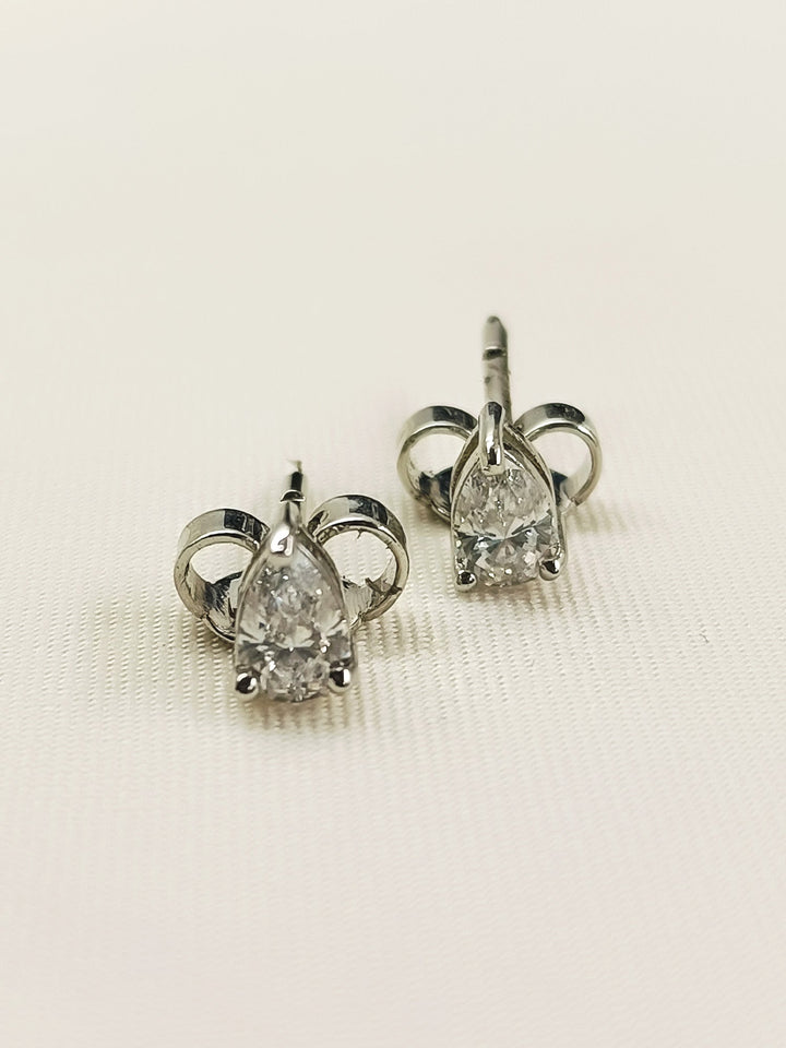 Mriga 92.5 Silver Swarovski Stone Tops - qivii