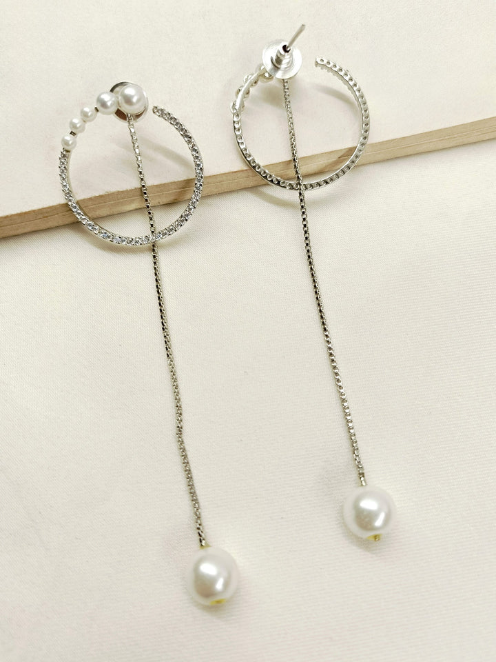 Versatile and durable earrings made with silver plated brass metal