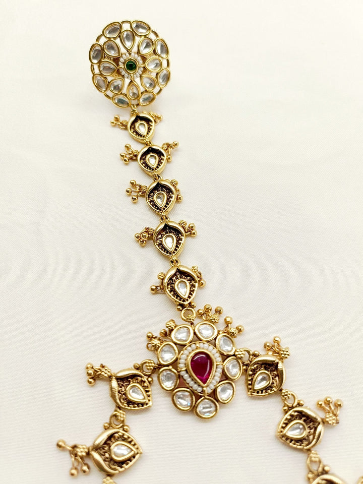 Anaisha R & G Antique Hathphool Set Of 2 - qivii