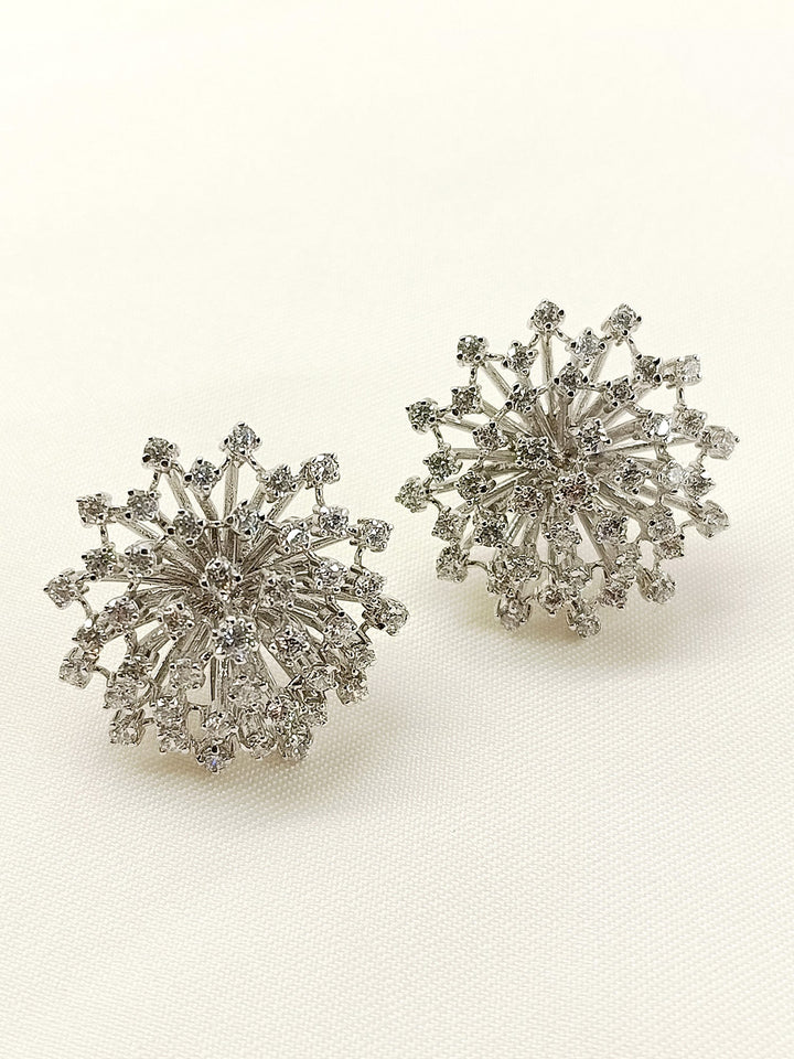 Priyal 92.5 Silver Swarovski Stone Tops - qivii