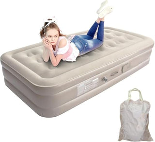 Massavio Inflatable Mattres With Free Electric Pump, Quick Self-Inflation