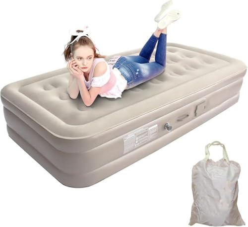 Massavio Inflatable Mattres With Free Electric Pump, Quick Self-Inflation