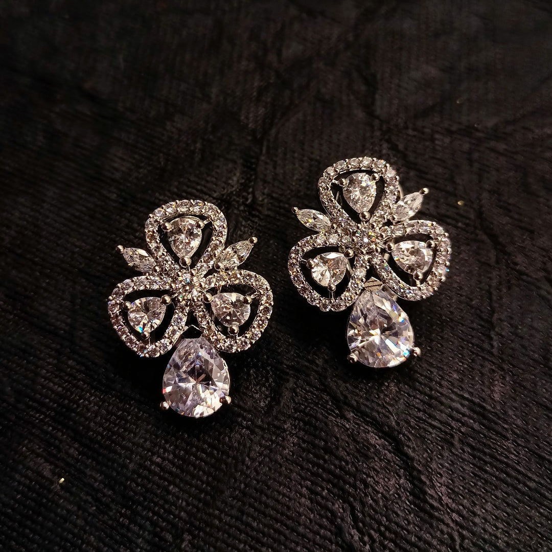  Fashionable Silver Plated Tops with Aqua Stone 