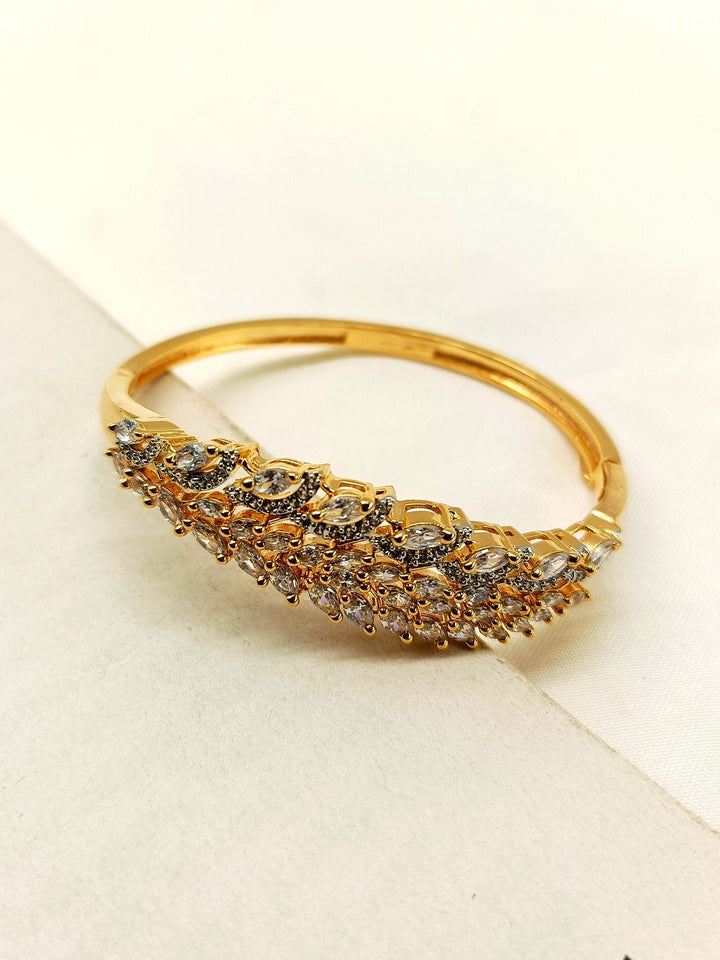 Bella White American Diamond Bracelet - qivii